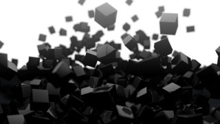 Flying black cubes modular constructivism - the air together free wallpaper for desktop
