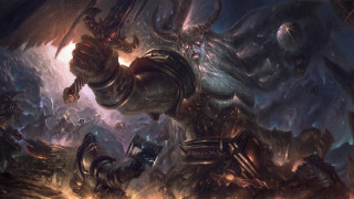 Giant creature battle sword glowing - a giant creature free wallpaper