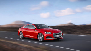 Red car mountains clouds road - adriaen isenbrant free wallpaper