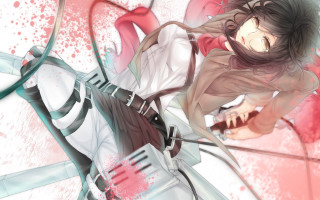 Yandere woman knife fork blood - blood free wallpaper
