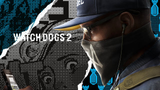 Man baseballcap facemask cellphone watchdogs - dog free wallpaper for desktop
