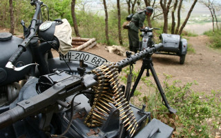 Couple men motorcycle guns outdoors - a couple of men free wallpaper