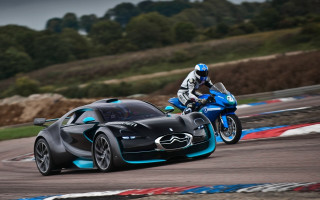 Motorcycle racecar motion blur mountain - a motorcycle next free wallpaper