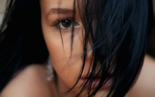 Woman face long hair piercings - florianne becker free wallpaper for desktop