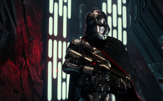 Star wars character gun hologram - a star wars character holding free wallpaper