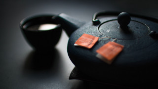 Tea pot black cat cloisonnism - cao buxing free wallpaper