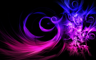 Purple pink abstract swirls energy - abstract background free wallpaper
