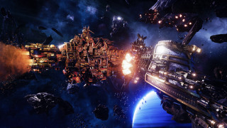 Space station debris futuristic warhammer - massive free wallpaper