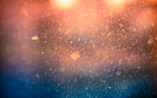 Blurry streetlight rain night city - dust free wallpaper