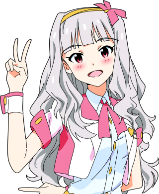 White haired girl peace sign - a peace sign free wallpaper for mobile