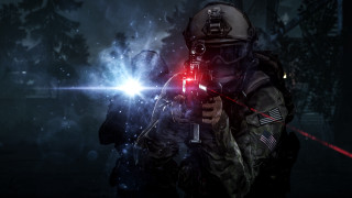 Soldier laser dark forest smoke - a soldier free wallpaper