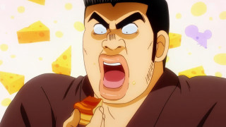 Surprised man food camera expression - a piece of food free wallpaper