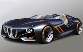 Futuristic orange concept cubo futurism - a futuristic car free wallpaper