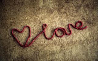 Red string love carpet heart - chiharu shiota free wallpaper