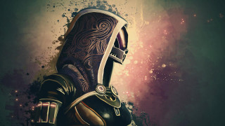 Man helmet leather hood space - a painting of a man free wallpaper for desktop