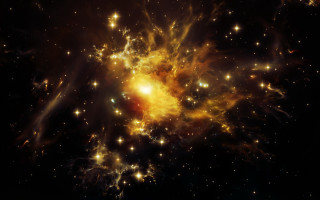 Mandelbrot galaxy starry sky aurora - free stars wallpaper