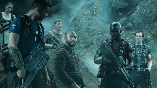 Men guns cave smoke rocks - looking free wallpaper for desktop