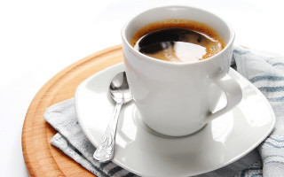 Coffee saucer spoon towel tray - a saucer free wallpaper