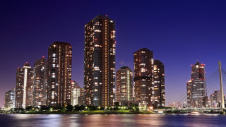 Tokyo city skyline bridge river 4 - aya goda free wallpaper for desktop