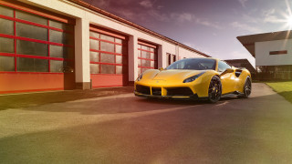 Yellow sportscar red doors sunny - bernardo cavallino free wallpaper
