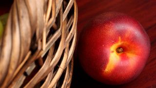 Basket red apple green apple - a green apple free wallpaper