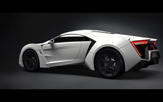 White sports car black background - cgstudio free wallpaper