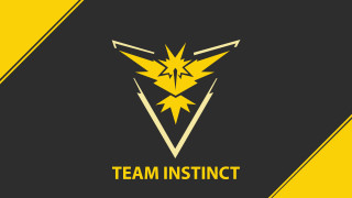 Yellow black star team insinct - pokemon free wallpaper