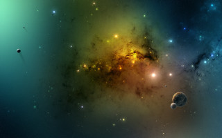 Space star distant foreground background - a large star free wallpaper