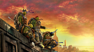 Teenage mutant turtles building city - top of a building free wallpaper for desktop
