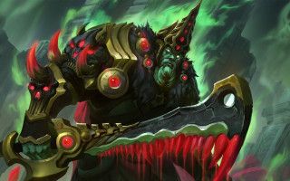 Demonic creature red eyes huge - a demonic creature free wallpaper