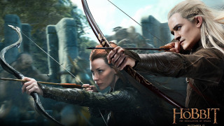 Couple people holding bow arrow - epic fantasy free wallpaper