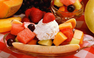 Fruit doll bowl background arcimboldo - fructose free wallpaper for desktop