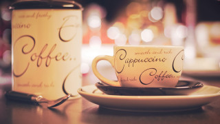Coffee cup saucer can morning - a cup of coffee free wallpaper