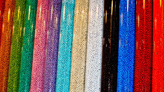 Plastic wrappers kinetic pointillism pastel - pastell free wallpaper