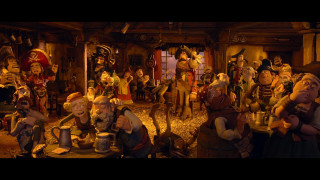 Costume party people holding cups - david teniers iii free wallpaper