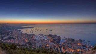 City hill bay sunset boats - the other side free wallpaper for desktop