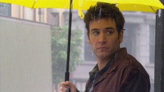 Man yellow umbrella rain city - a man holding free wallpaper