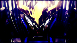 Robot suit yellow blue face - mecha free wallpaper