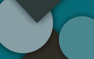 Blue black abstract circles triangles - a black triangle free wallpaper