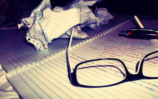 Glasses notebook pen writing academic - a pair of glasses free wallpaper