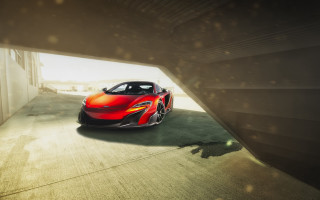 Red sports car tunnel sky - eddie mendoza free wallpaper