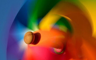 Colorful object wooden button blurry - chromatic aberration free wallpaper