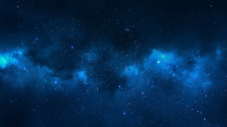 Blue sky stars clouds space - space free wallpaper for desktop