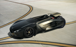 Black sports car yellow line - a yellow line free wallpaper