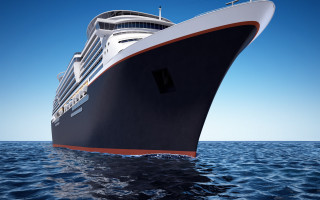 Cruise ship ocean blue sky 7 - a large cruise ship in the middle of the ocean free wallpaper