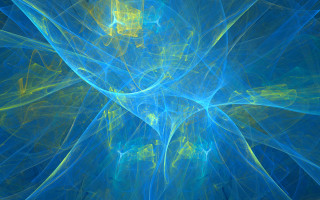 Blue yellow abstract light center - abstract background free wallpaper
