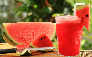 Watermelon juice slice knife summer - summer free wallpaper