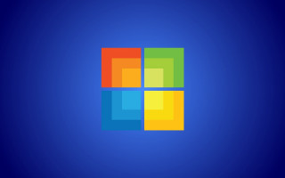 Blue background colorful window suprematism - vector curve free wallpaper