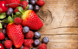 Wooden table fresh fruit arcimboldo - fresh free wallpaper