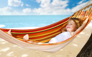Hammock beach girl summer ocean - a view of the ocean in the background free wallpaper